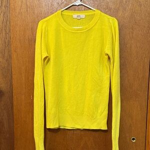 Yellow Women's pullover light sweater
